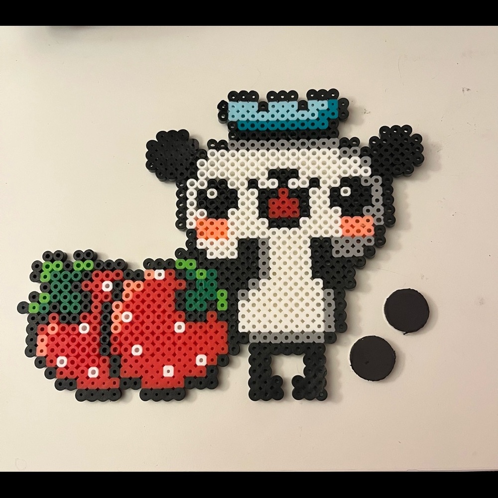 I'm selling a super cute Kawaii Panda Perler Bead